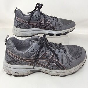 Asics Gel-Venture 7 Womens 9.5 Running Shoes Grey Rose Gold 1012A476 Good